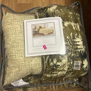 Belk Cream and Brown Comforter Set